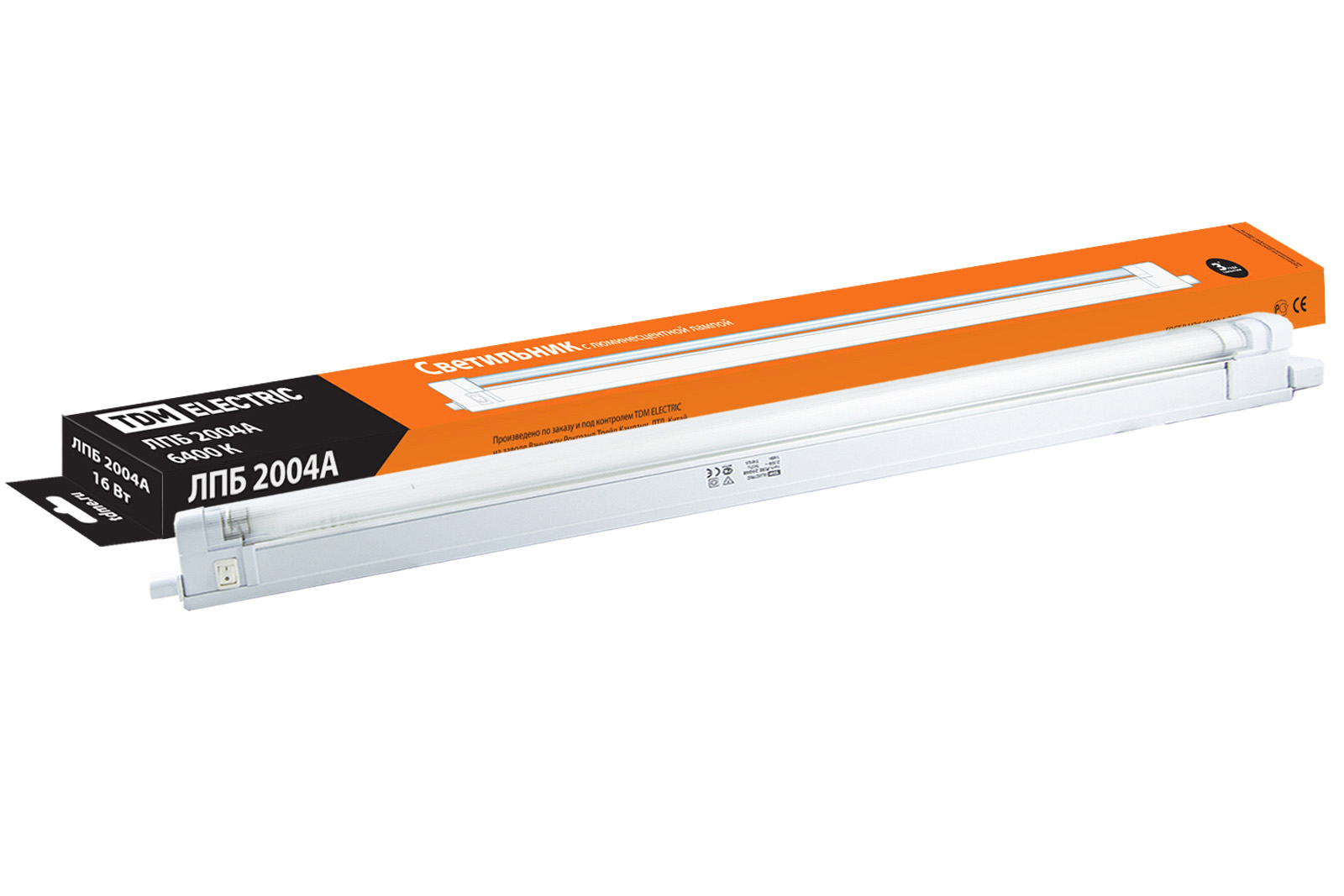Светильник ЛПБ2004А 16 Вт 230В Т4/G5 6400К TDM