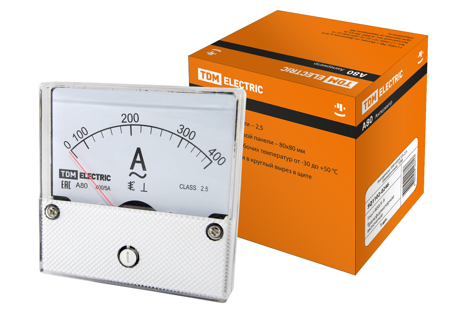 Амперметр А80 400А/5А-2,5, (поверенный), TDM