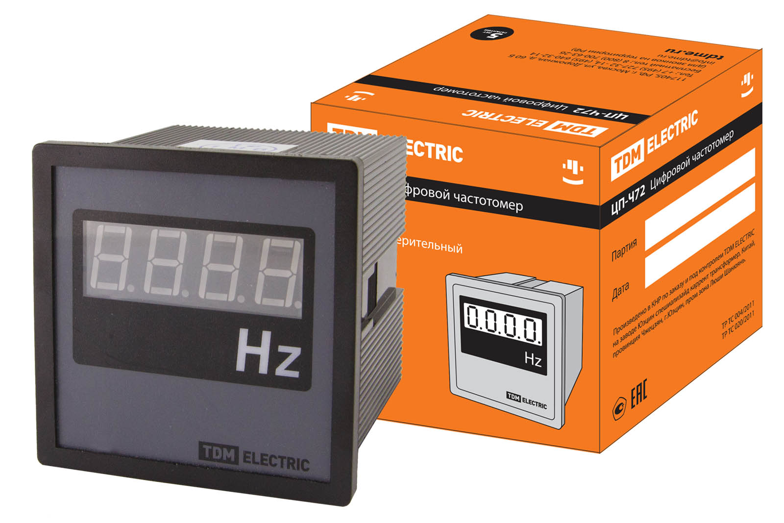 Цифровой частотомер ЦП-Ч72 30-100Гц-0,5 (акционный) TDM
