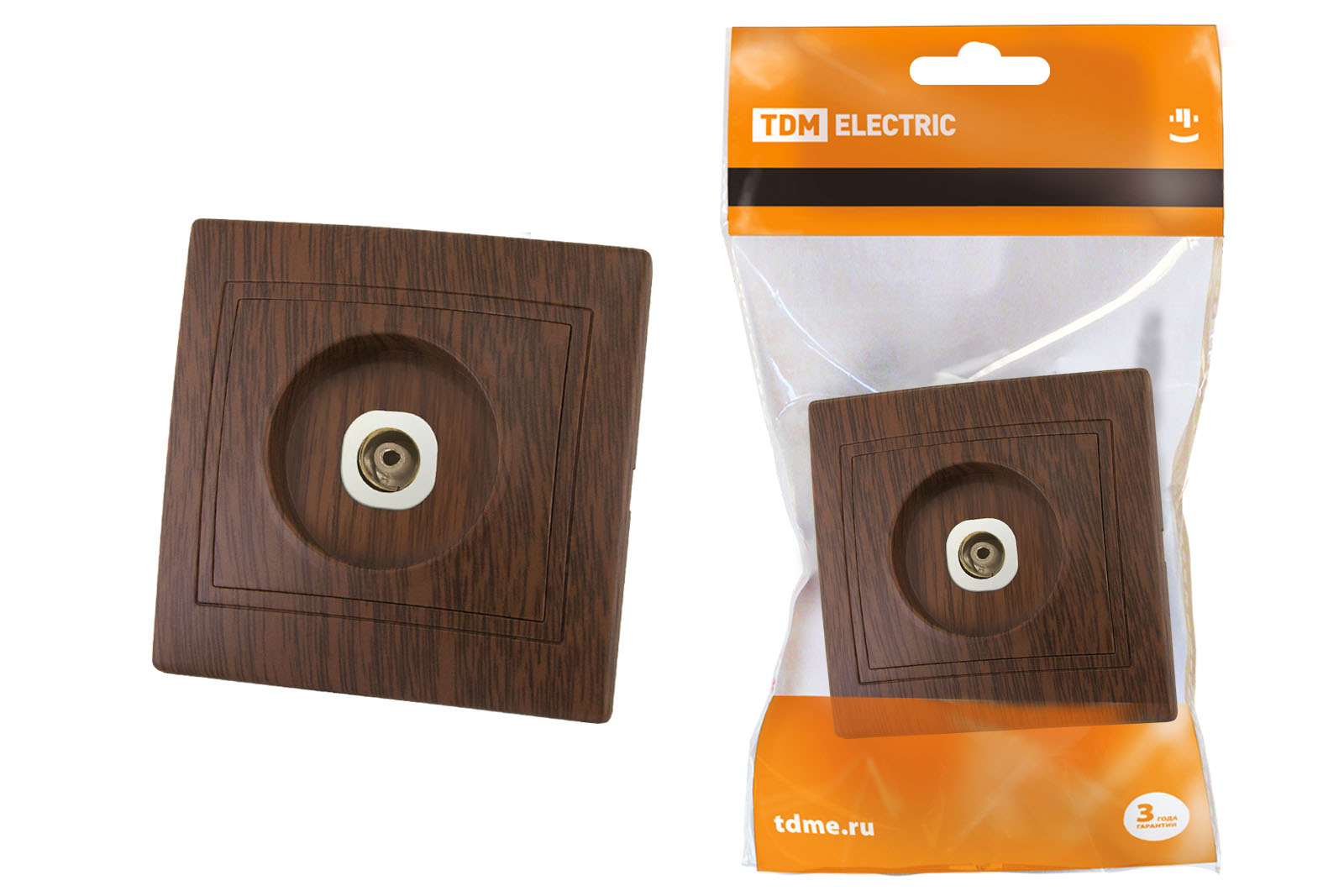 Розетка телевизионная простая (0-2400МГц,