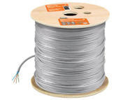 Кабель витая пара F/UTP Cat 6 4х2х23AWG (305м)  solid, ПВХ, серый TDM