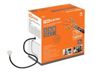 Кабель витая пара U/UTP Cat 5e 4х2х24AWG (305м) solid, PE, чёрный TDM
