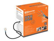 Кабель витая пара F/UTP Cat 5e 4х2х24AWG (305м) solid, PE, чёрный TDM