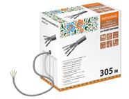 Кабель витая пара народный U/UTP Cat 5e 4х2х24AWG CCA (305м) ПВХ, серый