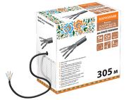 Кабель витая пара народный U/UTP Cat 5e 4х2х24AWG (305м) PE, чёрный