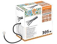 Кабель витая пара народный F/UTP Cat 5e 4х2х24AWG (305м) PE, чёрный