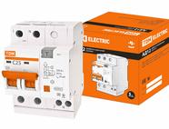 Диф.автомат АД12 2Р 25А  30мА TDM