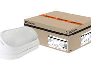 Светильник НПБ1407 белый/овал ресничка 60Вт IP54 TDM