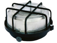 Светильник НПП 03-100-005.04 У3 (корпус и защитная  сетка-квадрат, черный) TDM