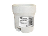 Патрон керамический E27 (контакты медь) TDM