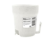 Патрон керамический E27 с держателем TDM