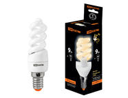 Лампа энергосберегающая КЛЛ-FSТ2-9 Вт-2700 К–Е14 (32х99 мм) TDM