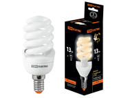 Лампа энергосберегающая КЛЛ-FSТ2-13 Вт-2700 К–Е14 (42х98 мм) TDM