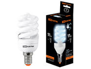 Лампа энергосберегающая КЛЛ-FSТ2-11 Вт-4000 К-Е14 (40х93 мм) TDM