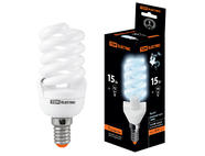 Лампа энергосберегающая КЛЛ-FSТ2-15 Вт-4000 К–Е14 (42х103 мм) TDM