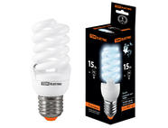 Лампа энергосберегающая КЛЛ-FSТ2-15 Вт-4000 К–Е27 (42х103 мм) TDM