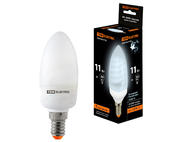 Лампа энергосберегающая КЛЛ-С-11 Вт-4000 К–Е14 TDM (mini)