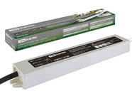 Блок питания 24Вт-12В-IP67 для светодиодных лент и модулей DC 12В, металл TDM