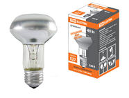 Лампа накаливания зеркальная R63-40 Вт-230 В-Е27 TDM