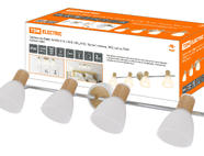 Светильник Спот, 4х40Вт, Е14, 230 В, 50 Гц, IP20, 