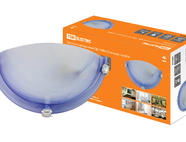 Светильник декоративный СД 1*60 Вт E27 полукруг голубой (в индивид. коробке) TDM