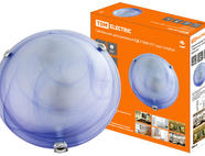 Светильник декоративный СД 2*60 Вт E27 круг голубой (в индивид. коробке) TDM