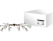 Люстра НПБ-01-22-10х25 «Сканди» антик с медью 10х25Вт E14 TDM