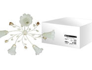 Люстра НСБ-02-02-5х40 «Юнона» белый с золотом 5х40Вт E14 TDM