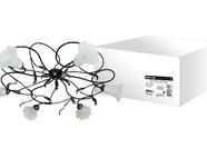 Люстра НПБ-23-03-6х40 «Ажур» черный с серебром 6х40Вт E14 TDM