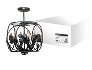 Люстра НСБ-05-01-4х40 «Киото» черный с золотом 4х40Вт E14 TDM