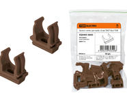 Крепеж-клипса для трубы 25 мм (10шт) 