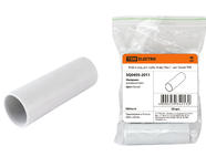 Муфта соед. для трубы 16 мм (10шт) - цвет белый TDM