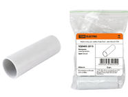 Муфта соед. для трубы 25 мм (5шт) - цвет белый TDM