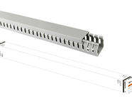 Кабель-канал перфорированный 25х25 перфорация 4/6мм TDM (60 м)