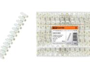 Зажим винтовой ЗВИ-20 полипропилен 1,5-6мм2 12пар 100°С белый TDM