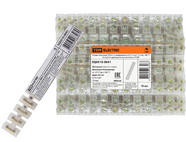 Зажим винтовой ЗВИ-5 полипропилен 0,75-4мм2 12пар 100°С белый (индивидуальная упаковка) TDM