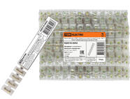 Зажим винтовой ЗВИ-10 полипропилен 1,5-6мм2 12пар 100°С белый (индивидуальная упаковка) TDM