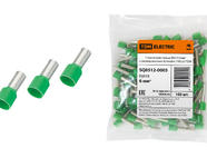 Наконечник-гильза Е6018 6мм2 с изолированным фланцем (100шт) TDM