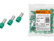 Наконечник-гильза Е16-12 16мм2 с изолированным фланцем (100шт) TDM