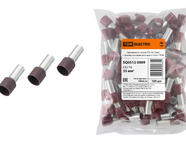 Наконечник-гильза Е35-16 35мм2 с изолированным фланцем (100шт) TDM