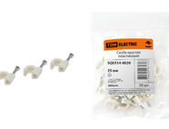 Скоба 25мм круглая пластиковая (50шт) TDM