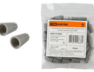 Соединительный изолирующий зажим СИЗ-1 3,0 мм2 серый (50 шт) TDM