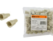 Соединительный изолирующий зажим СИЗ-Л-3 15 мм2 с лепестками белый (50 шт) TDM