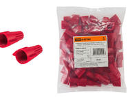 Соединительный изолирующий зажим СИЗ-Л-4 20 мм2 с лепестками красный (50 шт) TDM