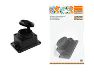 Розетка настенная с заглушкой каучук 2Р+РЕ 16А 250В IP44 серии 