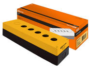 Корпус КП105(6) для кнопок 5(6) мест желтый TDM
