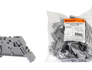 Ограничитель на DIN-рейку (пластик) TDM