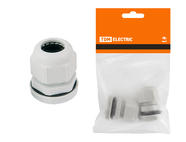 Сальник PG 13,5 диаметр проводника 7-11 мм IP54 в инд. упак. по 2 шт. TDM