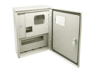 ЩУ-1ф/1-0-12 IP66 (ЩУРН-1/12 IP66)  с опломбировкой счётчика (395х310х165) TDM