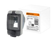 Крышка защитная для выреза в шкафу пластик 2 модуля IP67 TDM